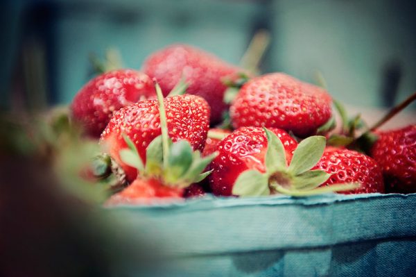 strawberries fruit market PYO