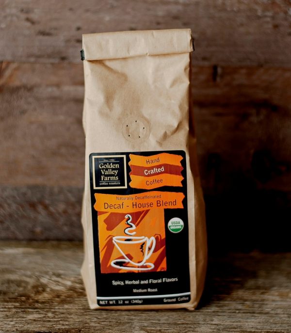Golden Valley Farms Decaf House Blend  Product