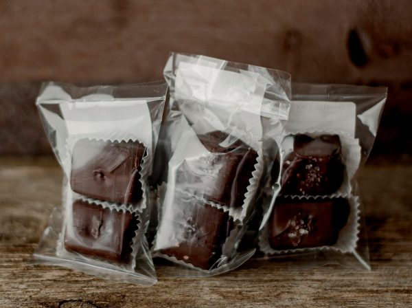 Linvilla's Dark Chocolate salted caramels bulk Product