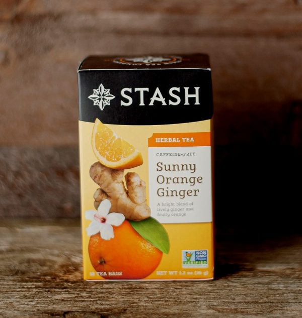 Stash Sunny Orange Ginger Caffeine Free Tea Product