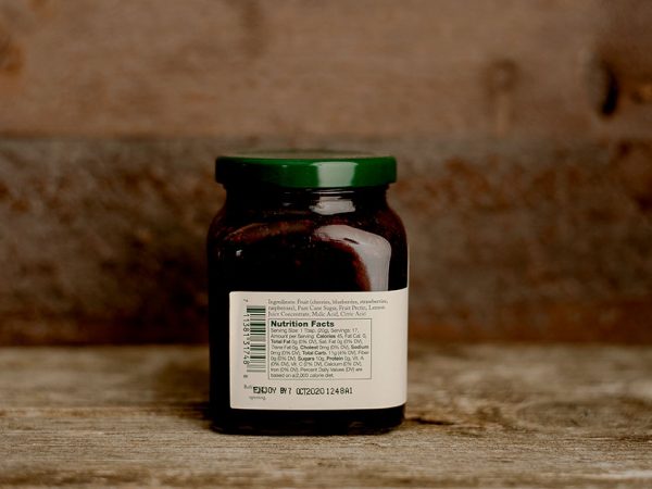 cherry jam product stonewall label