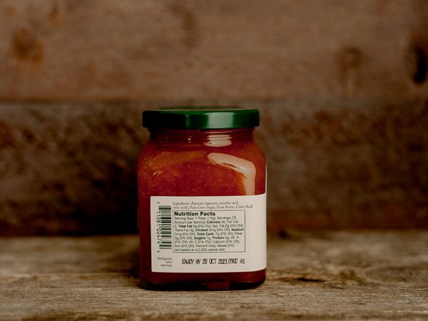 apricot jam product stonewall label