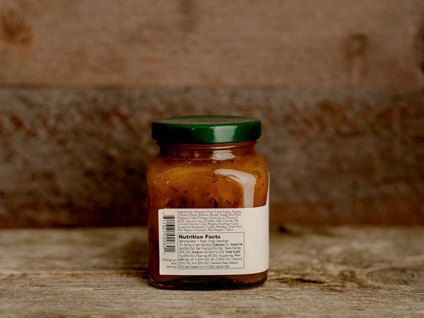 mango chutney product stonewall label