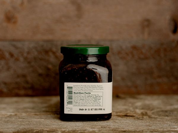 fig ginger jam product stonewall label
