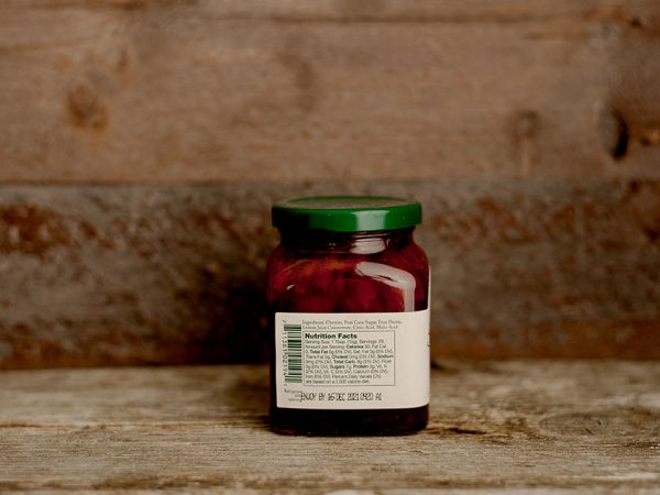 sour cherry jam stonewall product label
