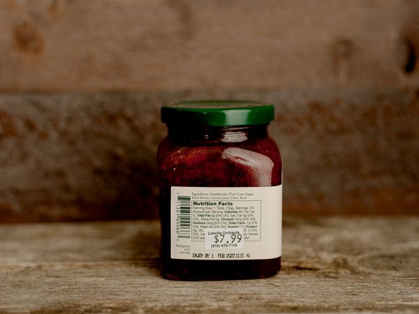 strawberry jam stonewall product label