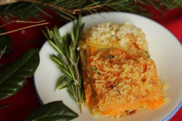 Root vegetable, gratin, food