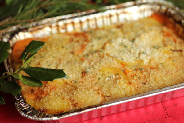 Root vegetable, gratin, food