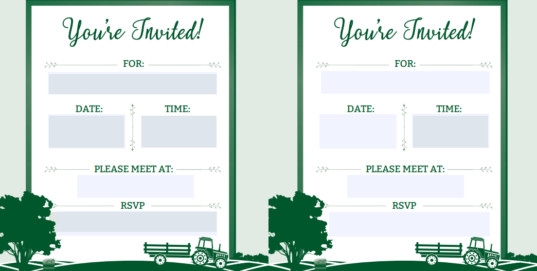 Printable Party Invitations